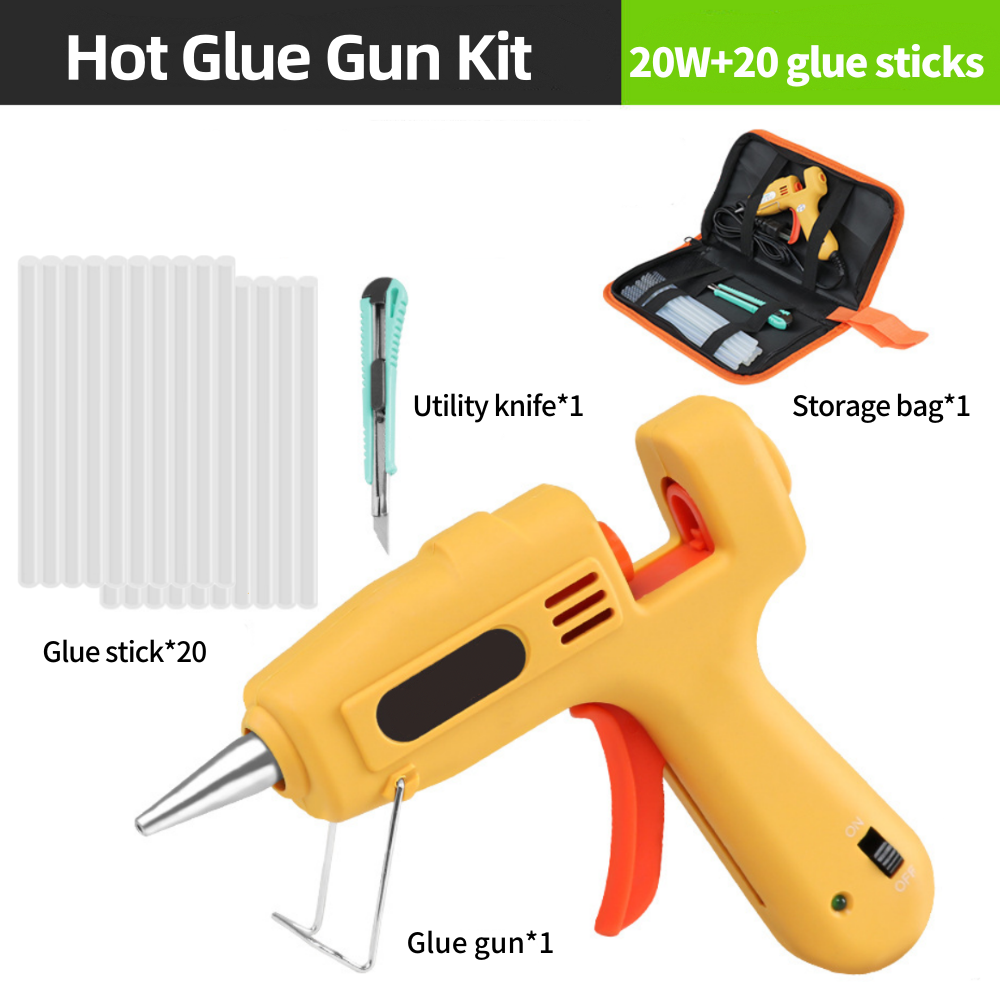 Hot Glue Gun Kit 20W Mini DIY  – обзор и цена Heat Gun Small