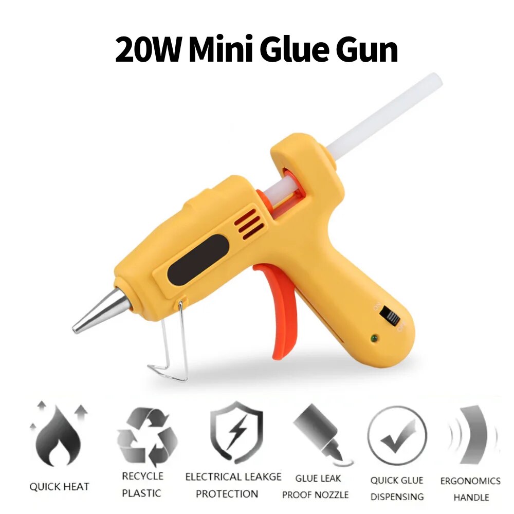 Hot Glue Gun Kit 20W Mini DIY  – обзор и цена Heat Gun Small