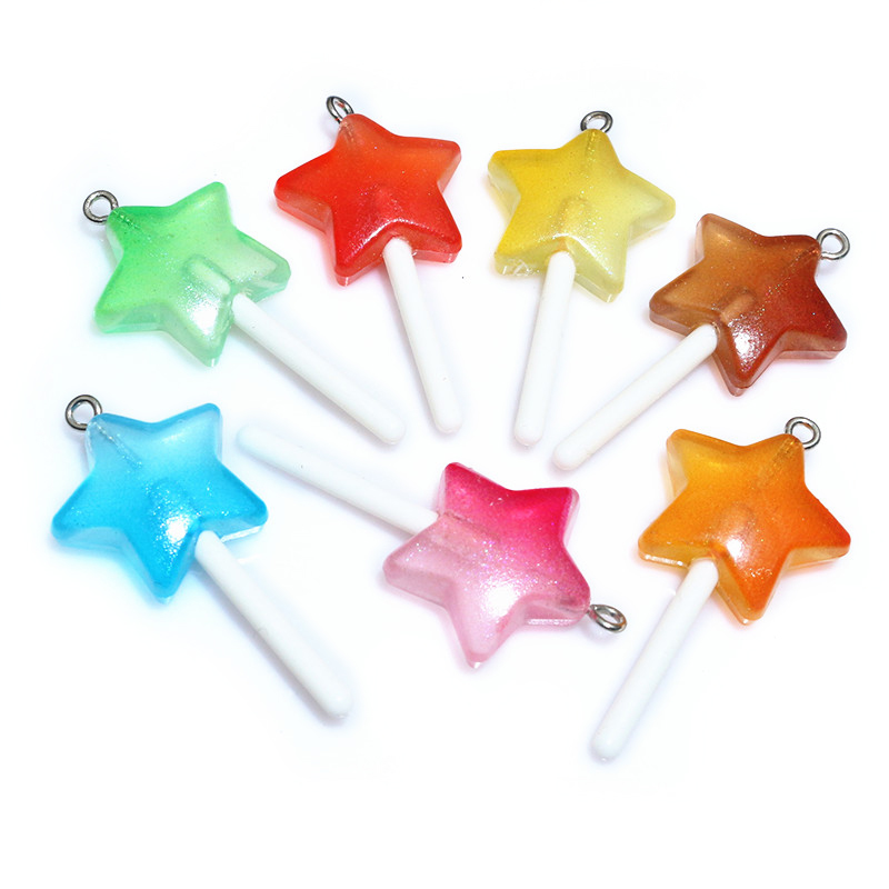 10pcs Resin Pendants Shiny Rou – обзор и цена Resin Craft Projects