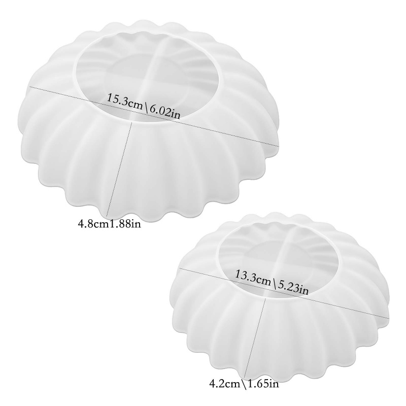 1 Epoxy plaster origami wave e – обзор и цена Coaster Mold Round