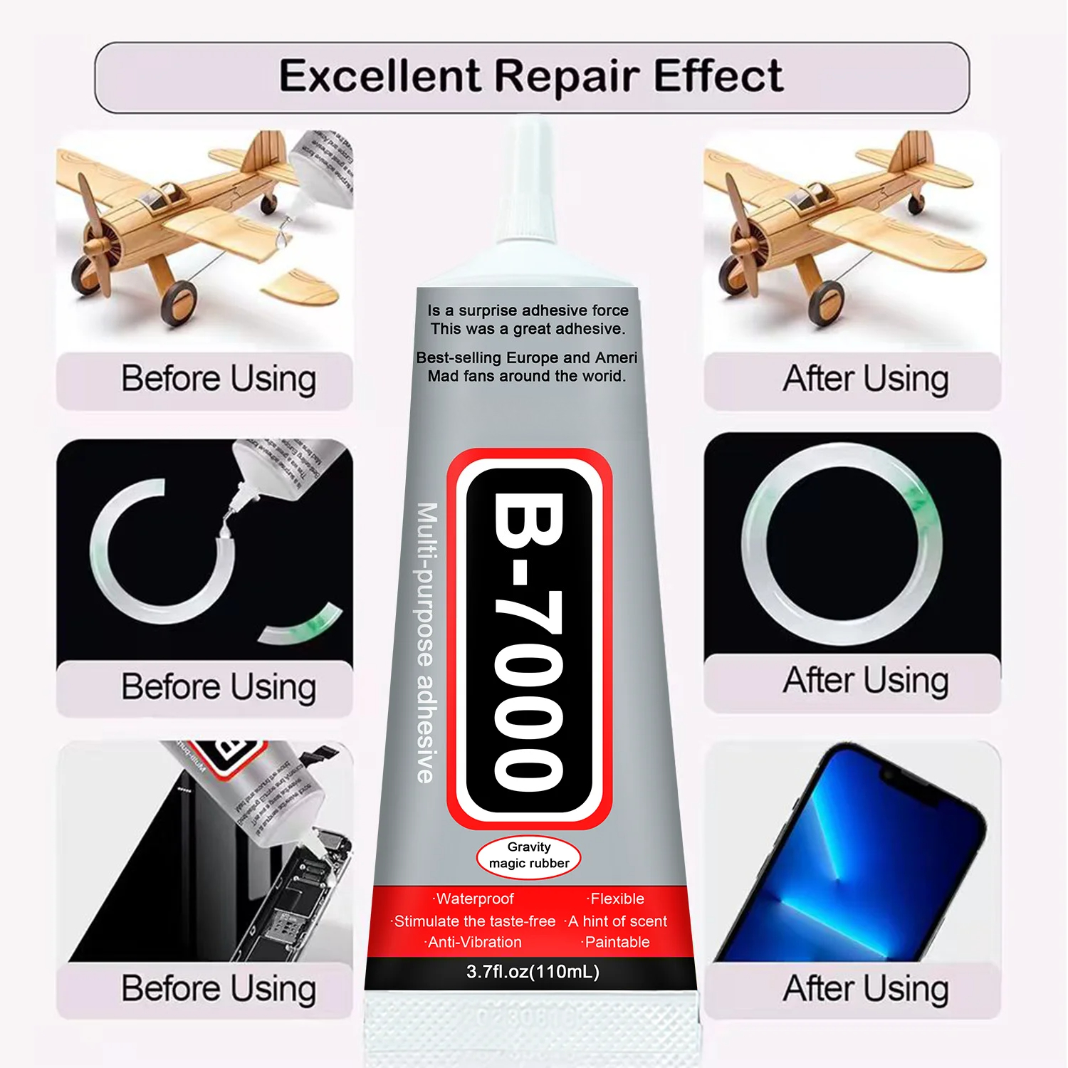 Super Glue B-7000 Loolifl 1-10 – обзор и цена Resin Crafts