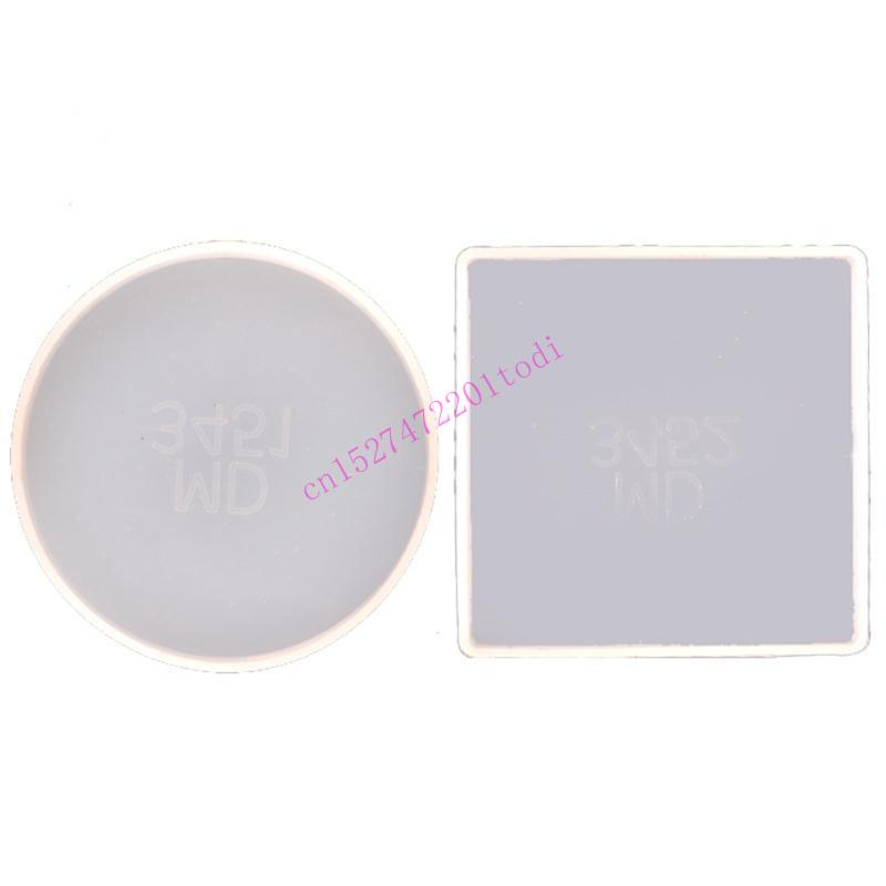 2Pcs Round Square Resin Mold G – обзор и цена Geode Mold Silicone