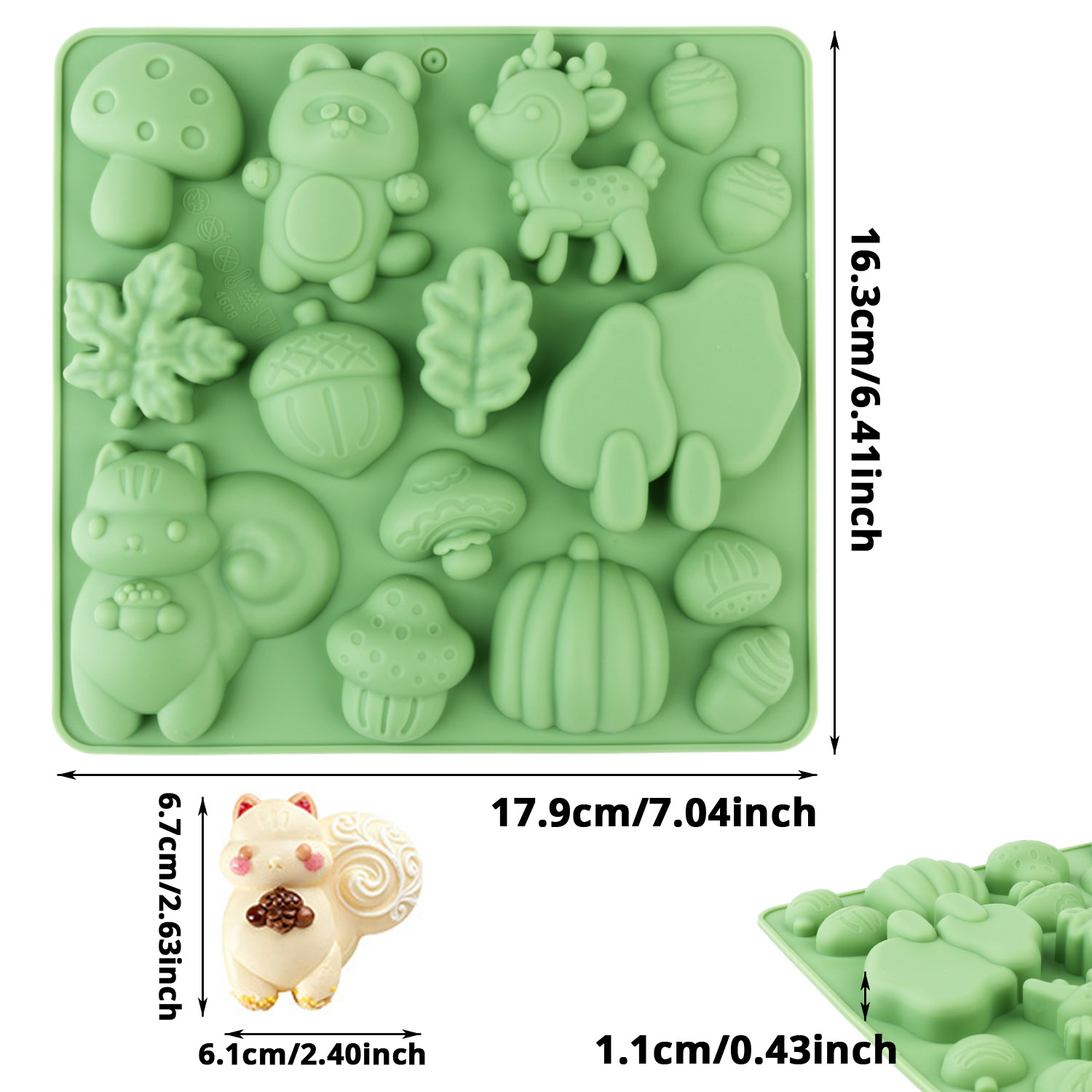 1 Silicone Cake Mold in the Sh – обзор и цена Resin Craft Projects