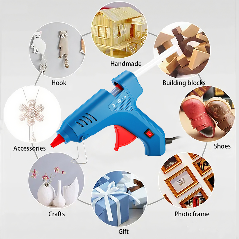 80W Mini Hot Melt Glue Gun DIY – обзор и цена Heat Gun Small