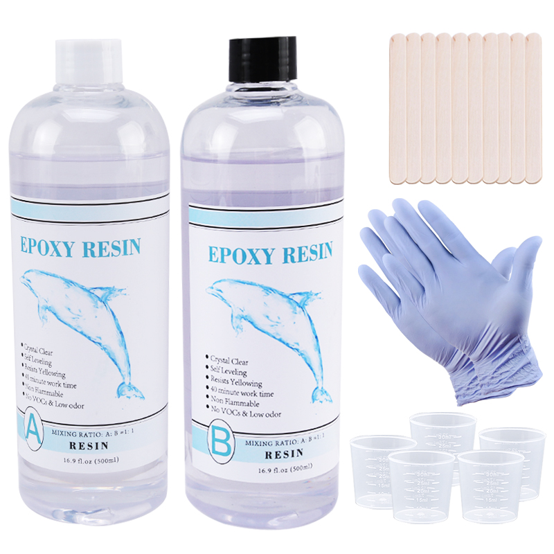 1:1 Clear Epoxy Resin Crystal  – обзор и цена Epoxy Uv Resin Kit