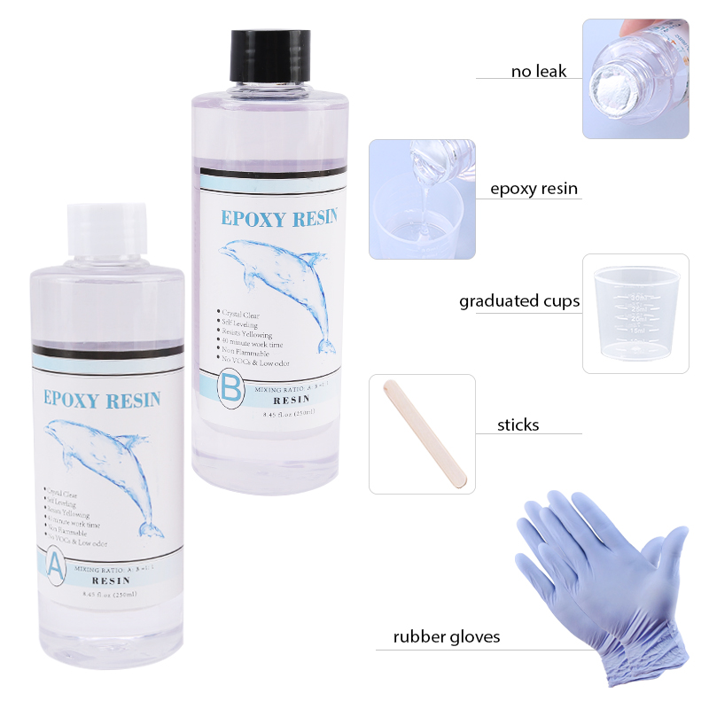 1:1 Clear Epoxy Resin Crystal  – обзор и цена Epoxy Uv Resin Kit