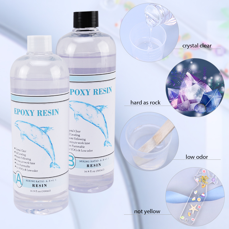 1:1 Clear Epoxy Resin Crystal  – обзор и цена Epoxy Uv Resin Kit
