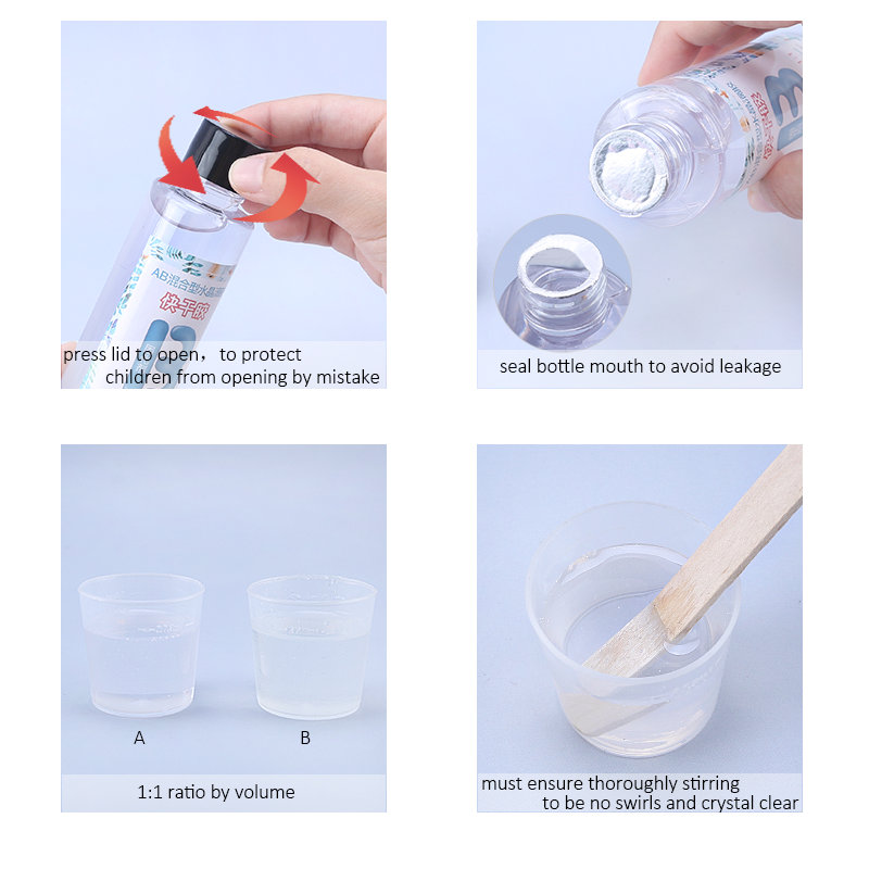 1:1 Clear Epoxy Resin Crystal  – обзор и цена Epoxy Uv Resin Kit