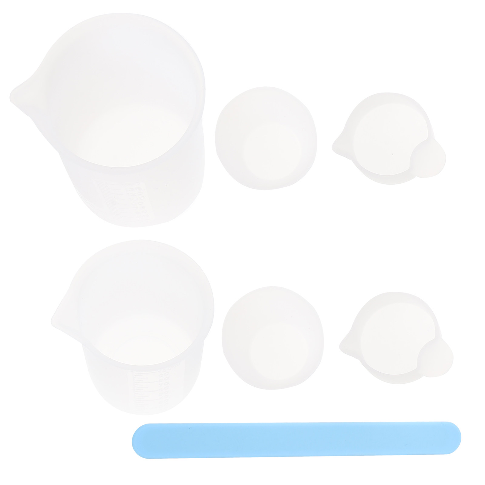 1Set DIY Silicone Epoxy Mixing – обзор и цена Mixing Cup Silicone