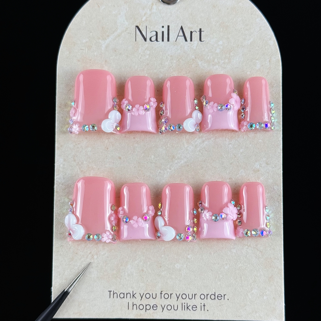 10pcs high-end Pink girl style – обзор и цена Resin Craft Material