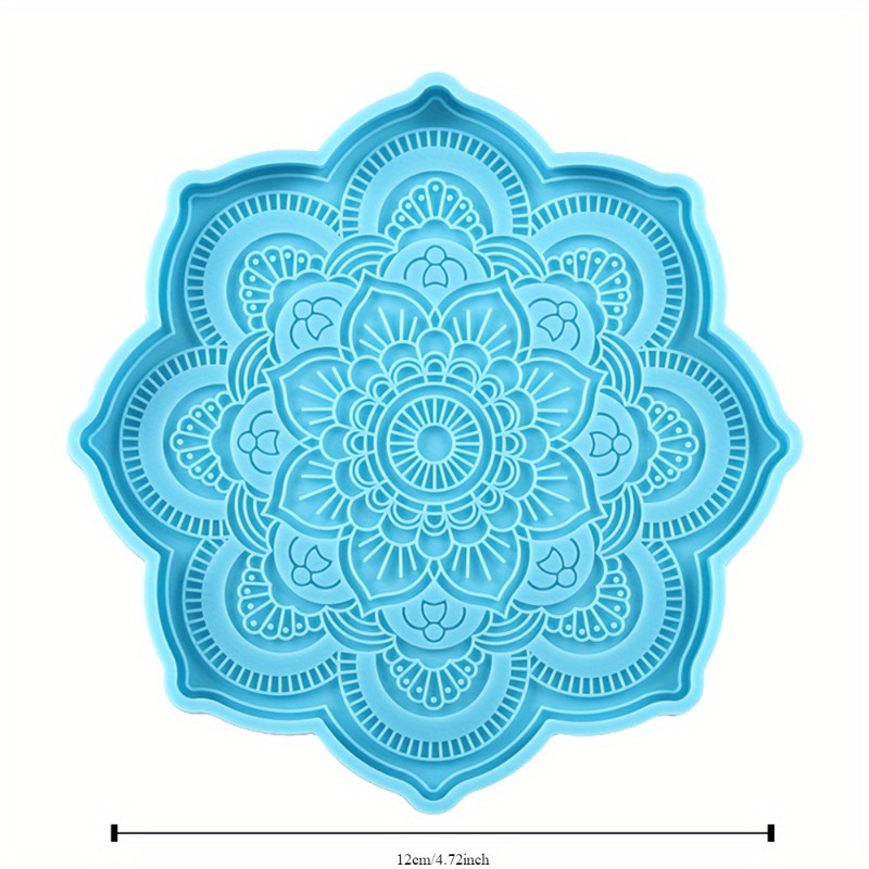 Mandala Coaster Silicone Mold  – обзор и цена Coaster Mold Round