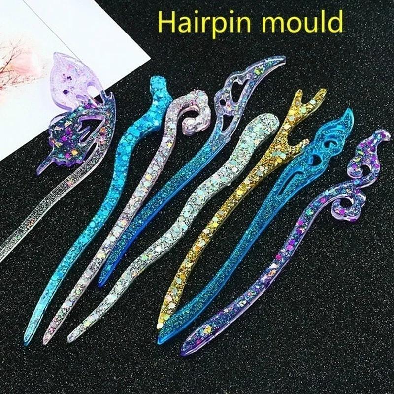 New Transparent Hairpin Silico – обзор и цена Resin Craft Material