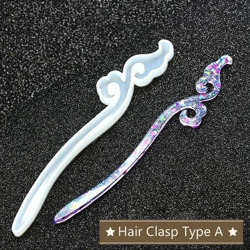 New Transparent Hairpin Silico – обзор и цена Resin Craft Material