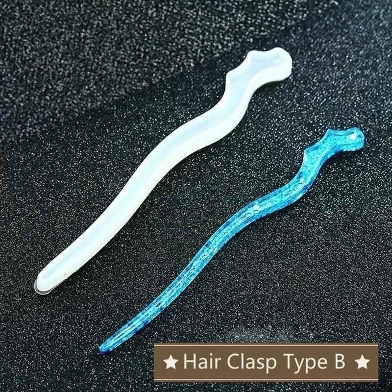 New Transparent Hairpin Silico – обзор и цена Resin Craft Material