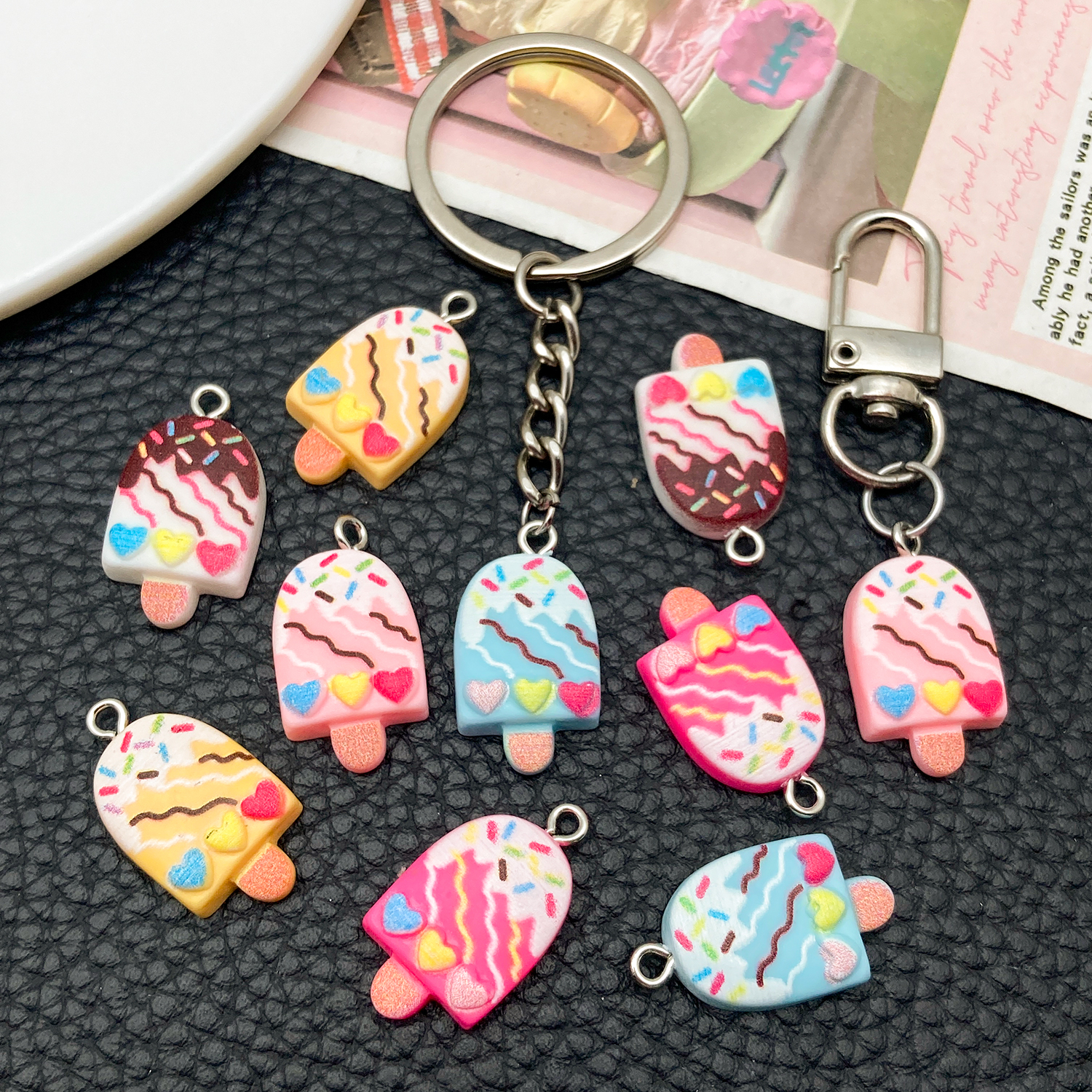 5/10pcs Cute Fashion Resin Acr – обзор и цена Resin Craft Projects
