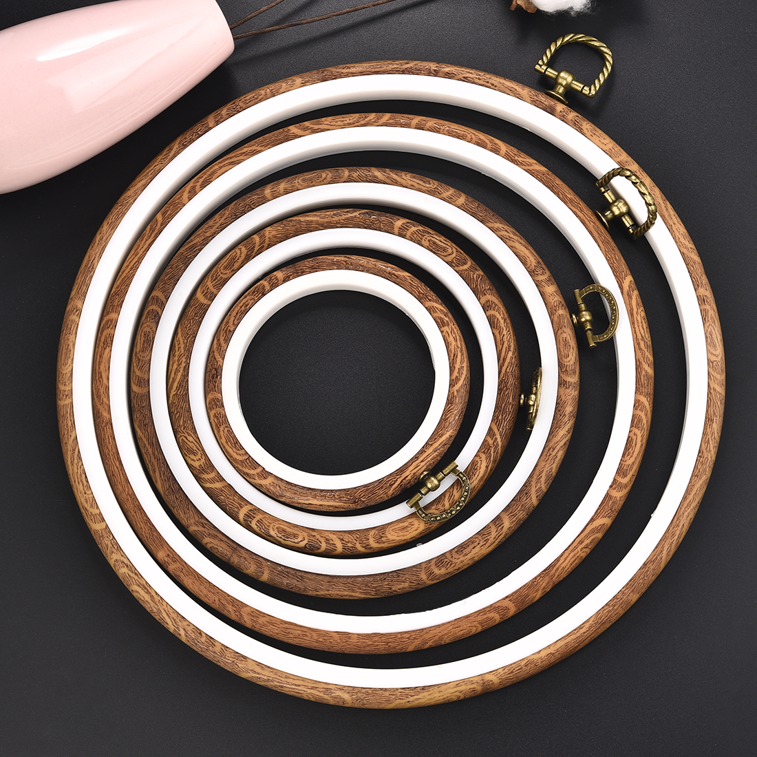 Imitated Wood Round,Oval Diffe – обзор и цена Wood Ring Blank