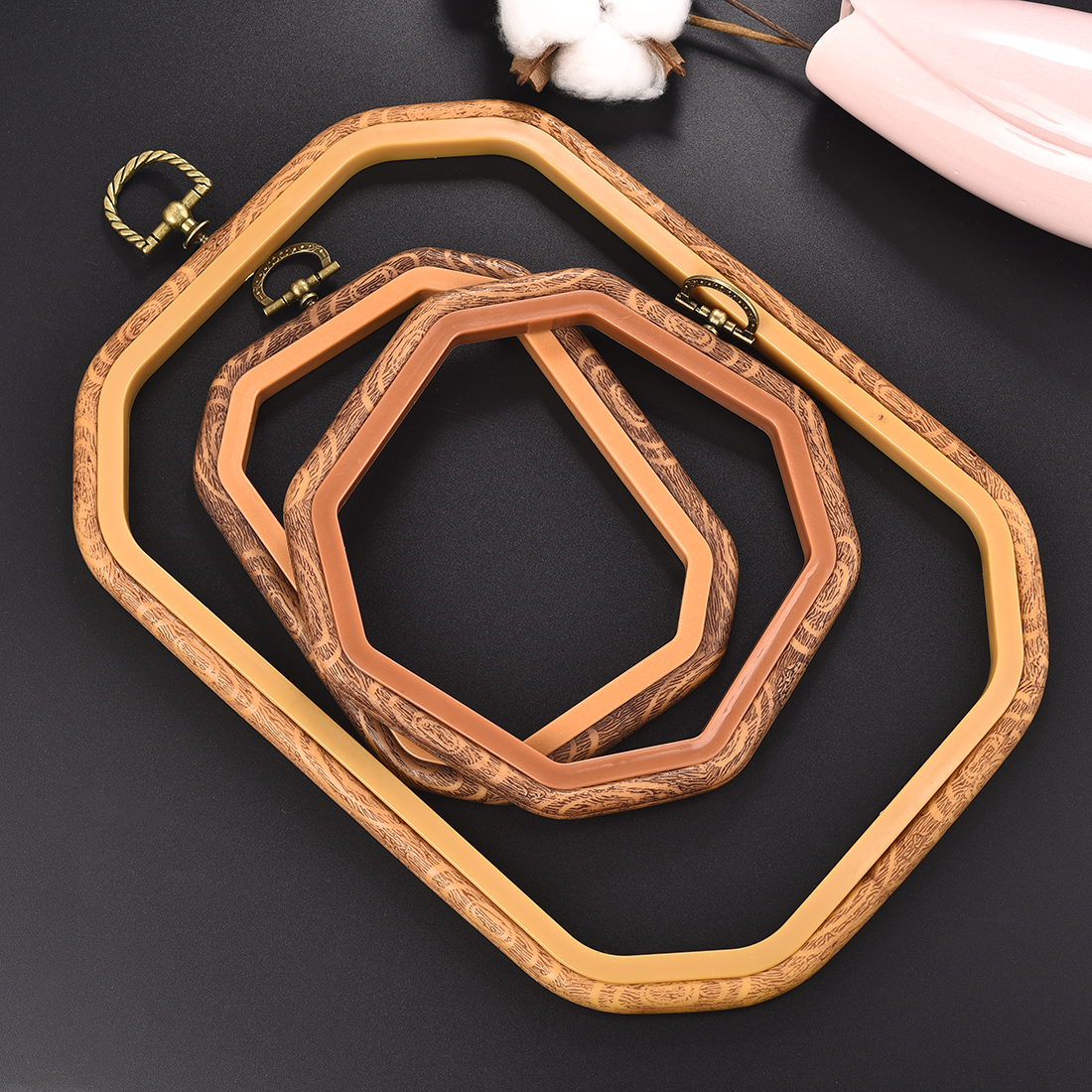 Imitated Wood Round,Oval Diffe – обзор и цена Wood Ring Blank