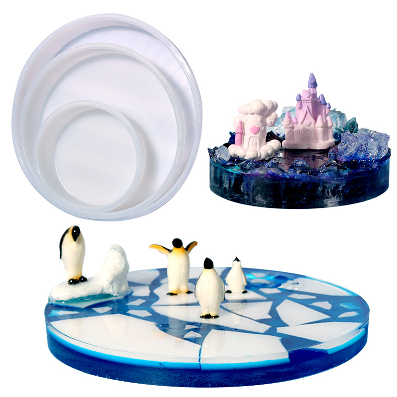 Large Round Tray UV Resin Mold – обзор и цена Coaster Mold Round