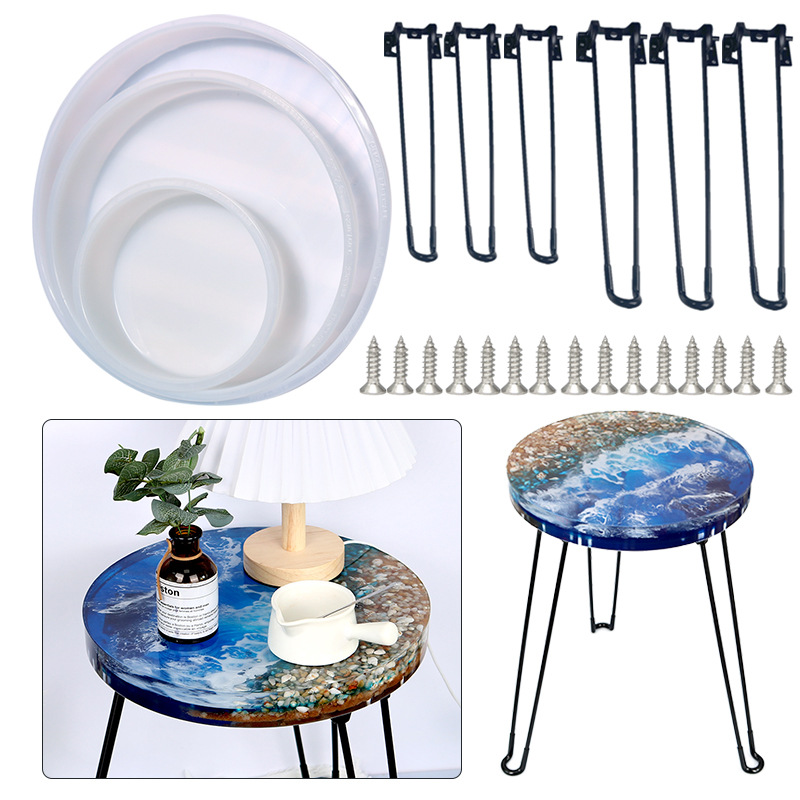 Large Round Tray UV Resin Mold – обзор и цена Coaster Mold Round