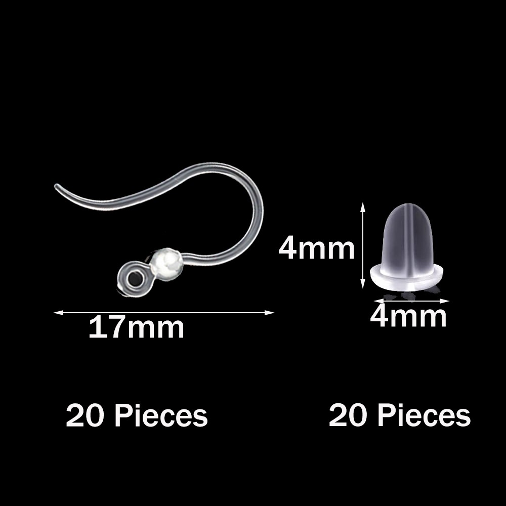40pcs Clear Plastic Earring Ho – обзор и цена Resin Craft Projects
