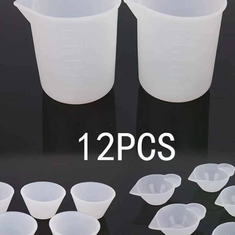 12Pcs Silicone Mixing Measurin – обзор и цена Mixing Cup Silicone