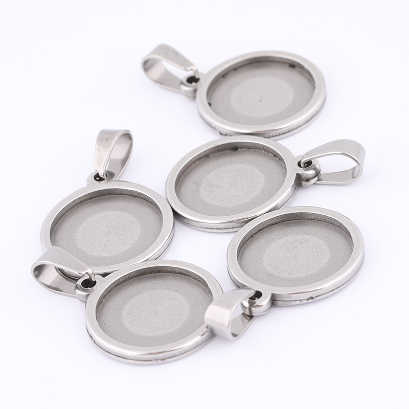 10pcs 15mm Round Cabochon Base – обзор и цена Bezels Set Pendant