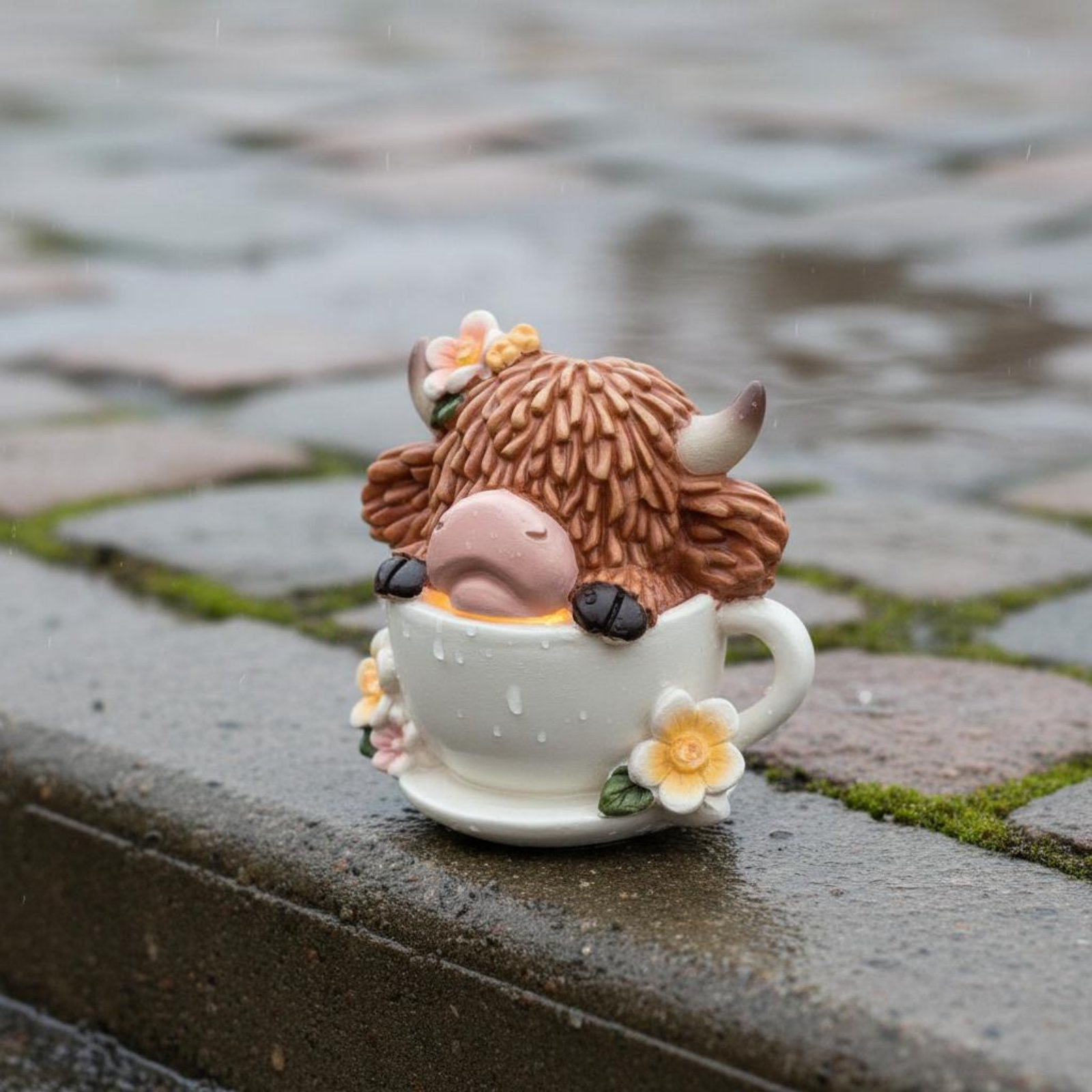 Highland Cow Garden Light Resi – обзор и цена Resin Crafts