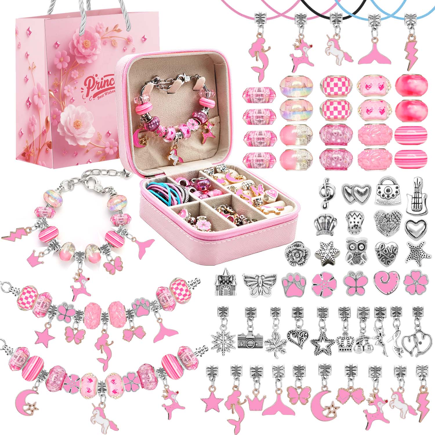 68pcs pink beaded jewelry set, – обзор и цена Resin Craft Projects