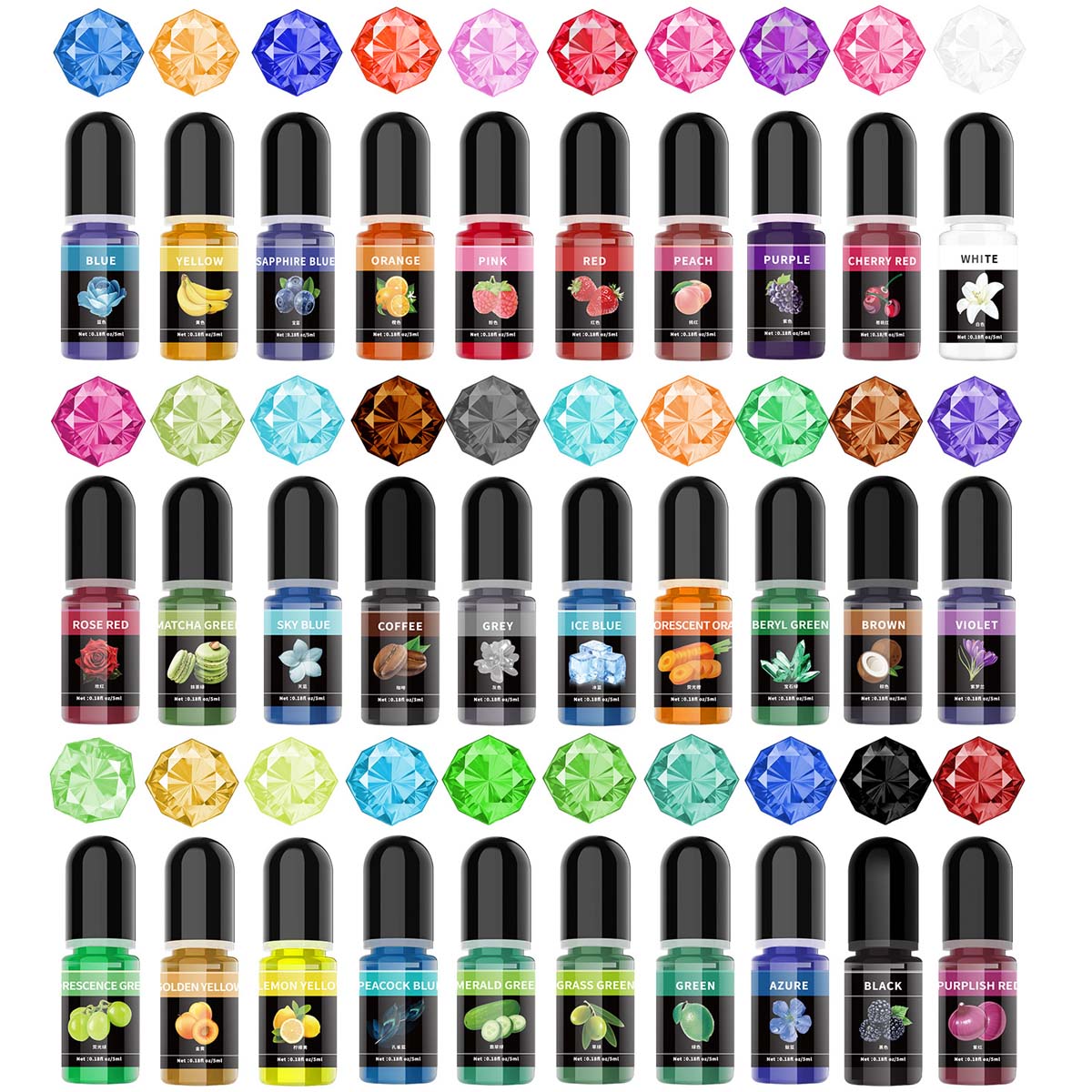 5ml/Bottle Epoxy Resin Pigment – обзор и цена Epoxy Uv Resin Kit