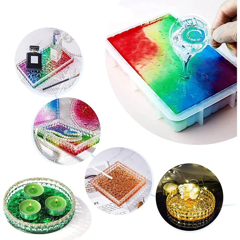 Ashtray Glass Crystal Texture  – обзор и цена Coaster Mold Round