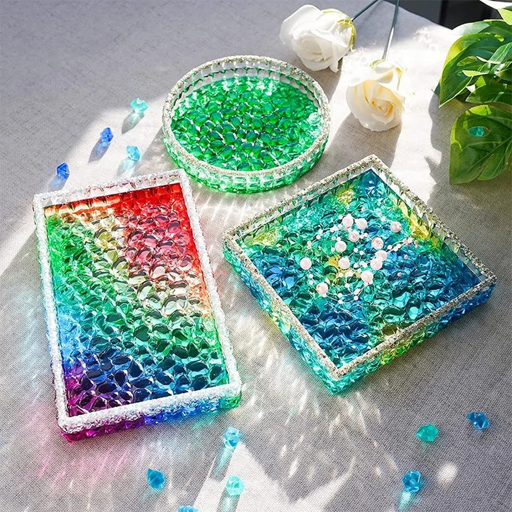 Ashtray Glass Crystal Texture  – обзор и цена Coaster Mold Round