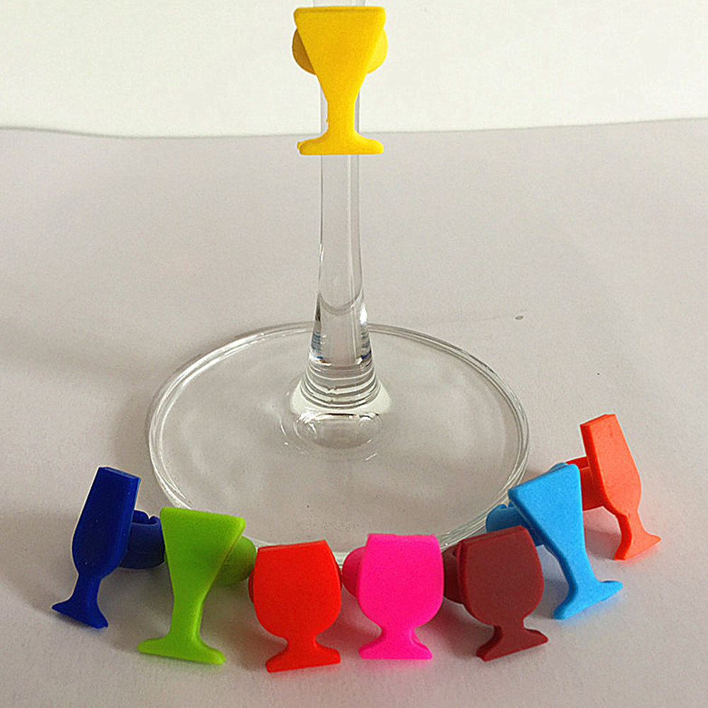 8Pcs Reusable Silicone Wine Gl – обзор и цена Mixing Cup Silicone