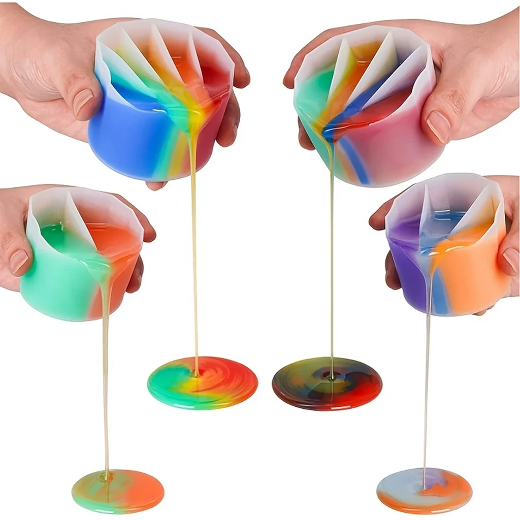 Color Mixing Split Cup For Pou – обзор и цена Mixing Cup Silicone