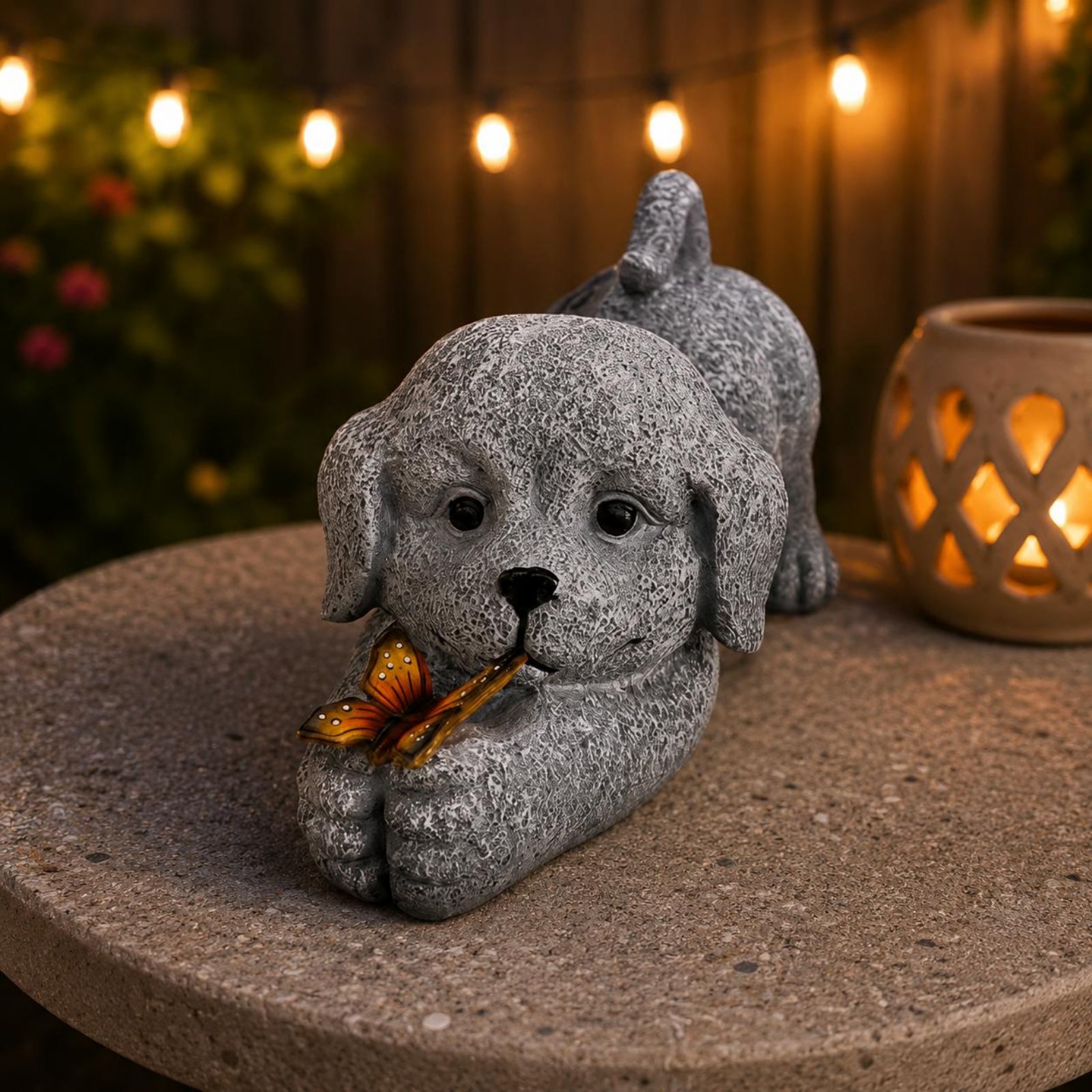 Solar Dog Statue Resin Craft S – обзор и цена Resin Crafts