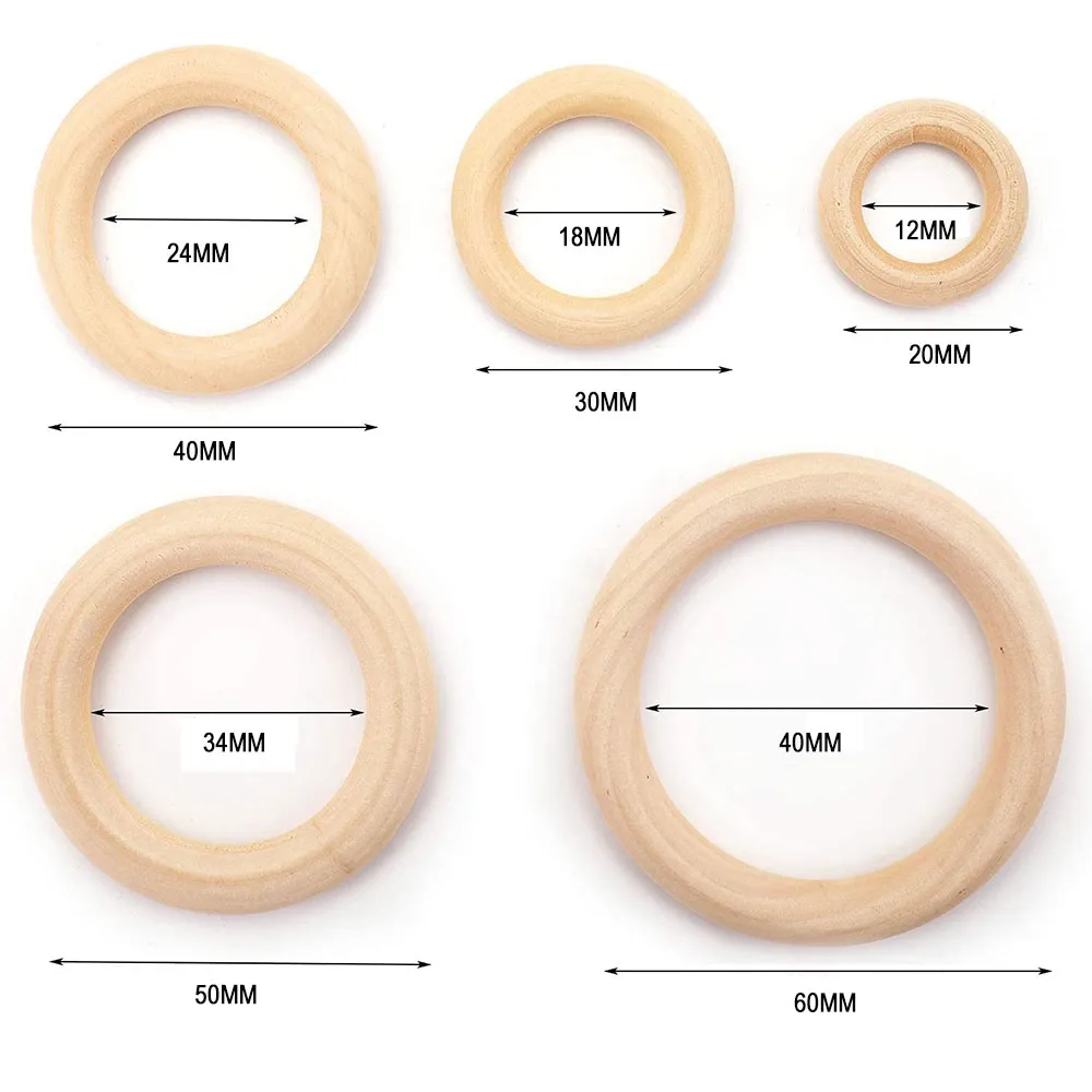 Wooden Rings Wooden Hoops for  – обзор и цена Wood Ring Blank