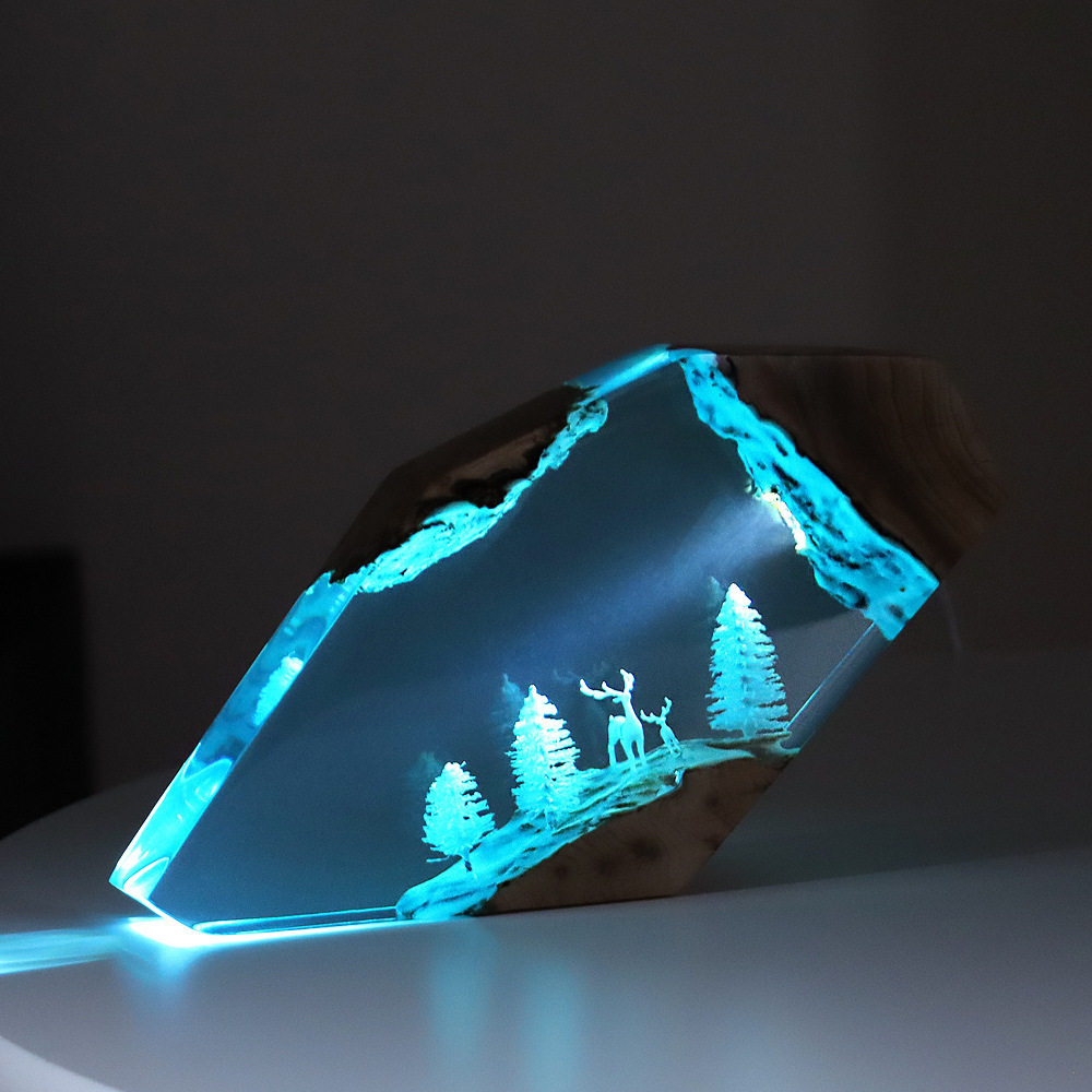 Forest Fairy Deer Desktop Art  – обзор и цена Resin Crafts