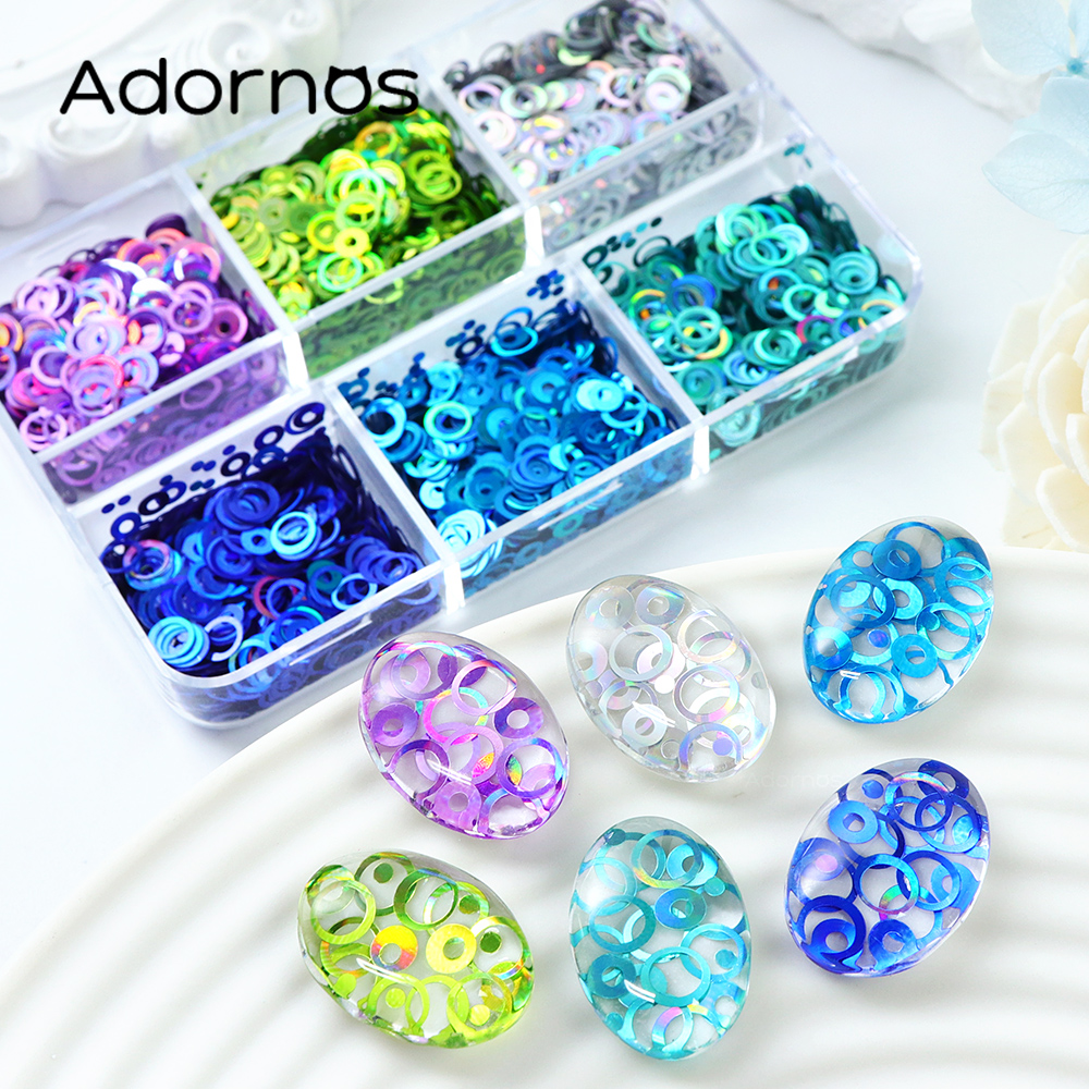 Holographic Bubble Glitter For – обзор и цена Resin Pigment Set