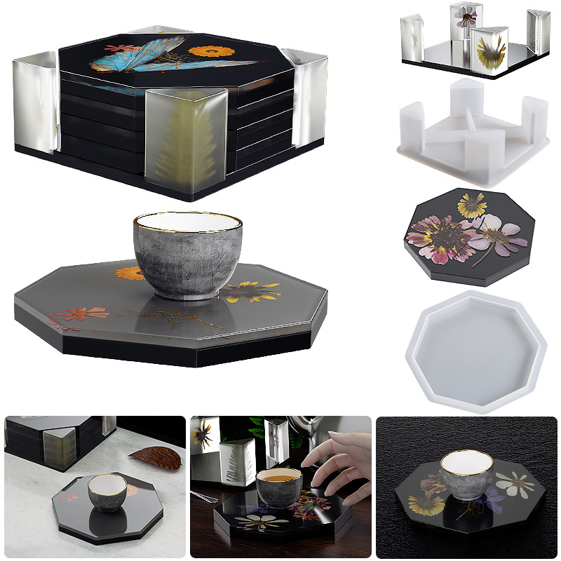 Silicone Coaster Storage Box M – обзор и цена Coaster Mold Round
