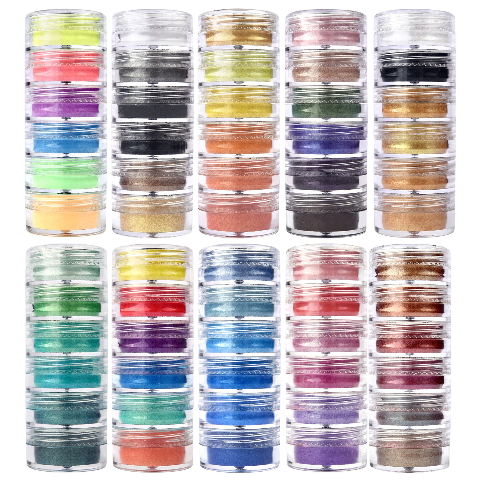 6 Colors/Set Pearlescent Powde – обзор и цена Resin Pigment Set