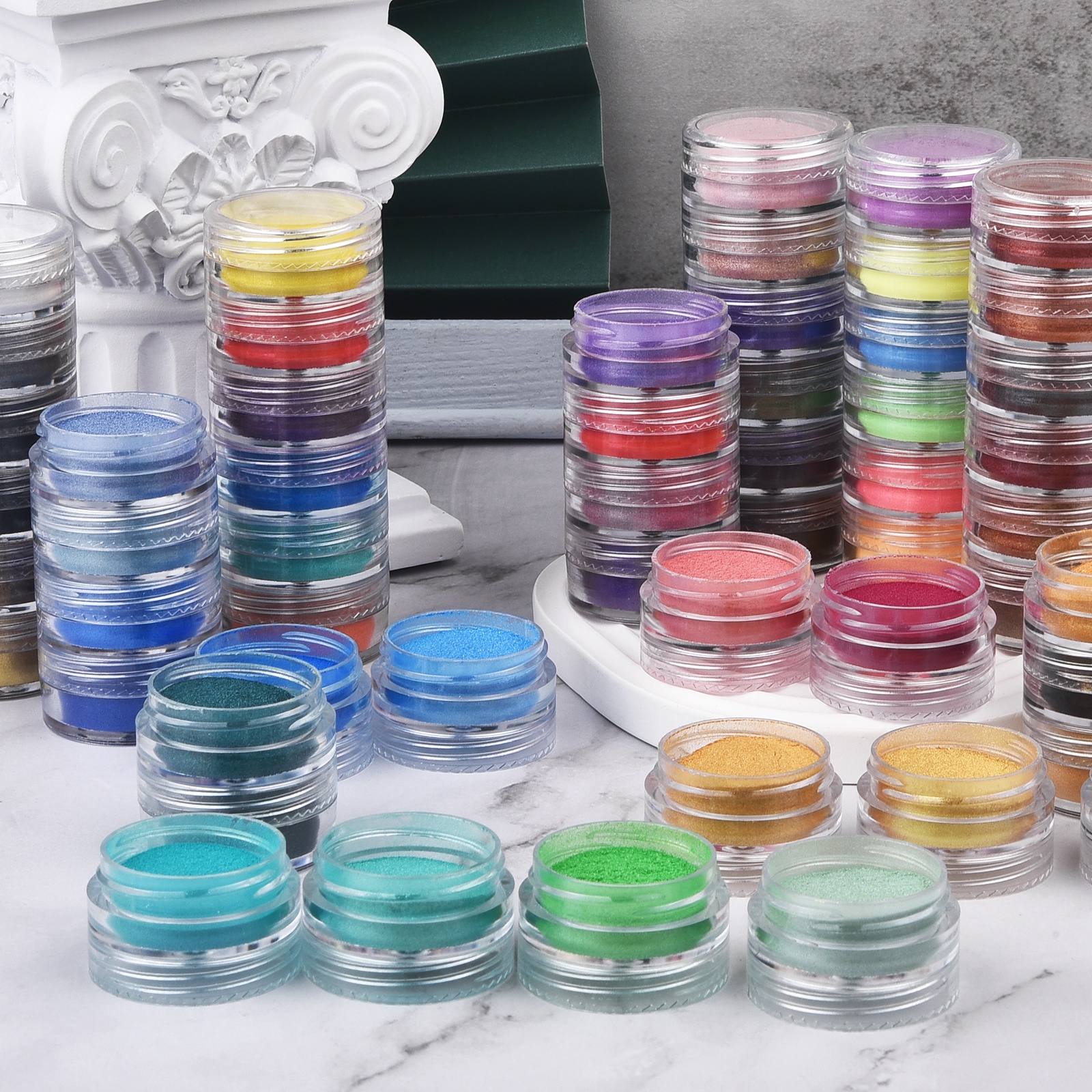 6 Colors/Set Pearlescent Powde – обзор и цена Resin Pigment Set