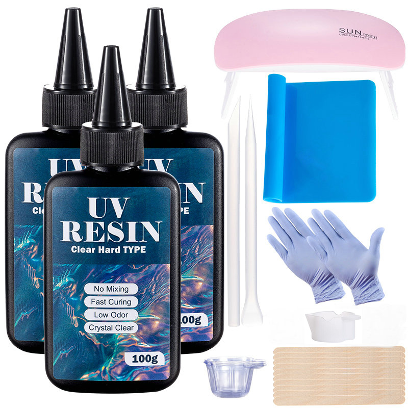 100g/250g Clear UV Resin Hard  – обзор и цена Epoxy Uv Resin Kit