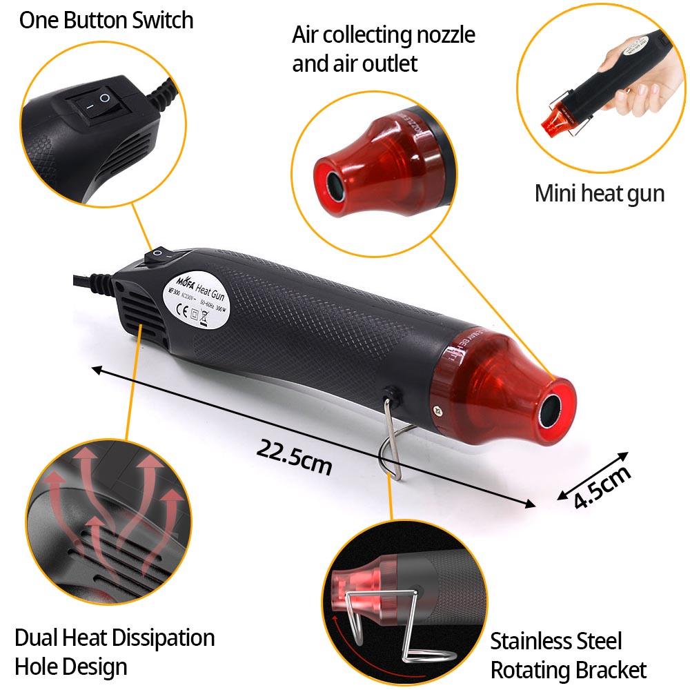 300W Hot Air Heat Gun Electric – обзор и цена Heat Gun Small