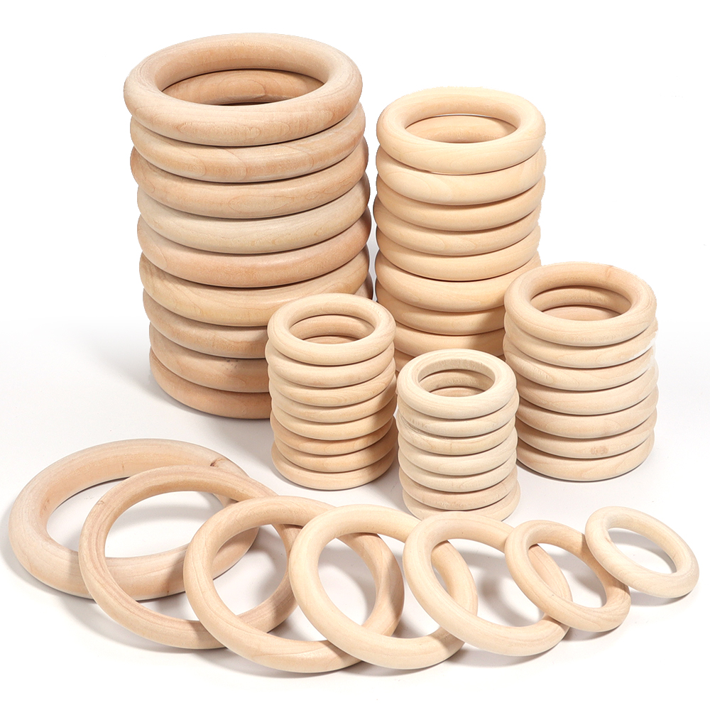 2-10pcs/lot Round Natural Wood – обзор и цена Wood Ring Blank