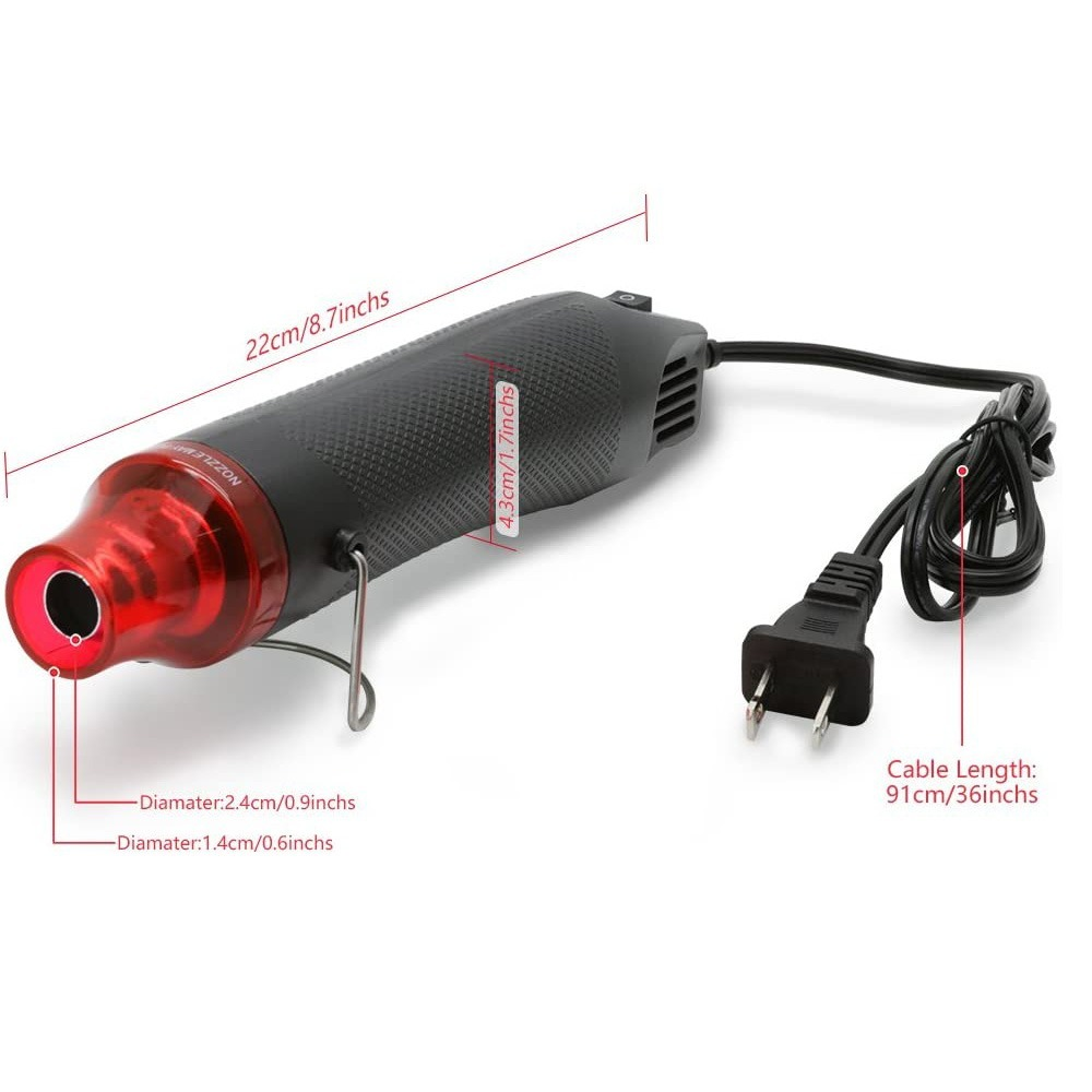 300W Hot Air Gun Portable Mini – обзор и цена Heat Gun Small