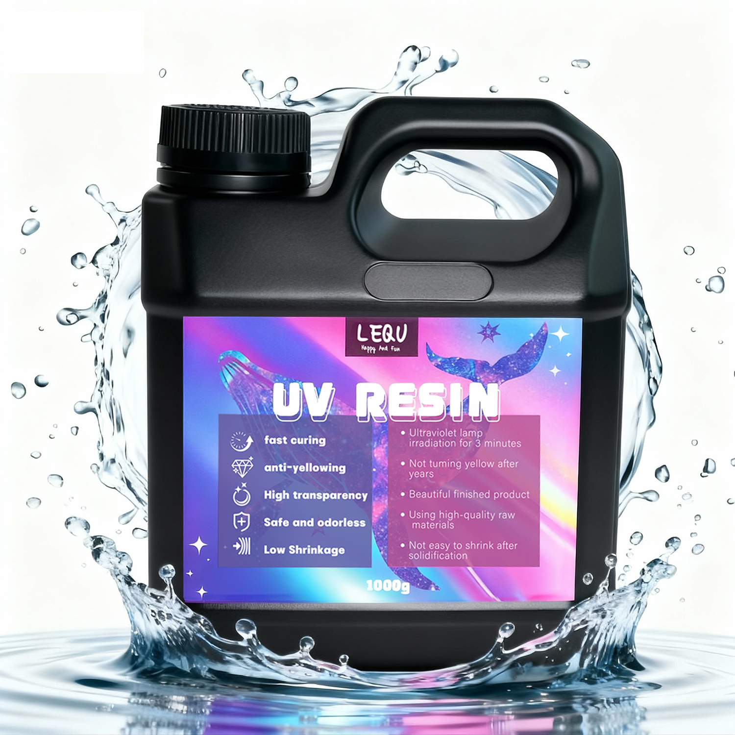 1000g UV Resin Crystal Clear H – обзор и цена Epoxy Uv Resin Kit