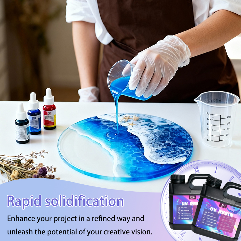 1000g UV Resin Crystal Clear H – обзор и цена Epoxy Uv Resin Kit